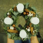 PODZIMNÍ VÝZVA / ADVENTNÍ VĚNEC S MAT FLOWERS